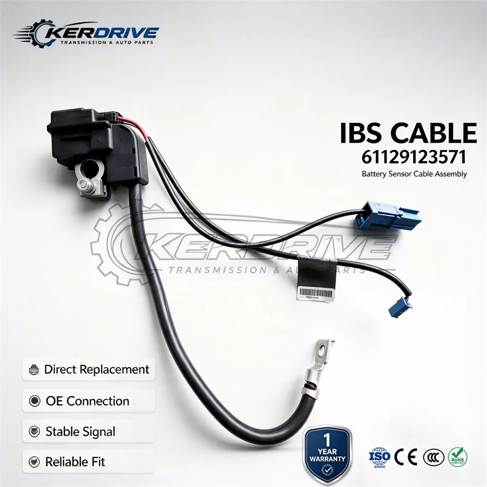 Negative Battery IBS Adapter Lead Wiring Harness 61129123571 9123571 For BMW E60 E90 E92 E93 E87 E88 E70 Car Accessories