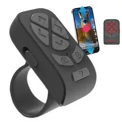 Bluetooth-Compatible Scroller Ring Finger Remote Control Scroller Ring Remote Control Finger Video Memory for iPhone Android