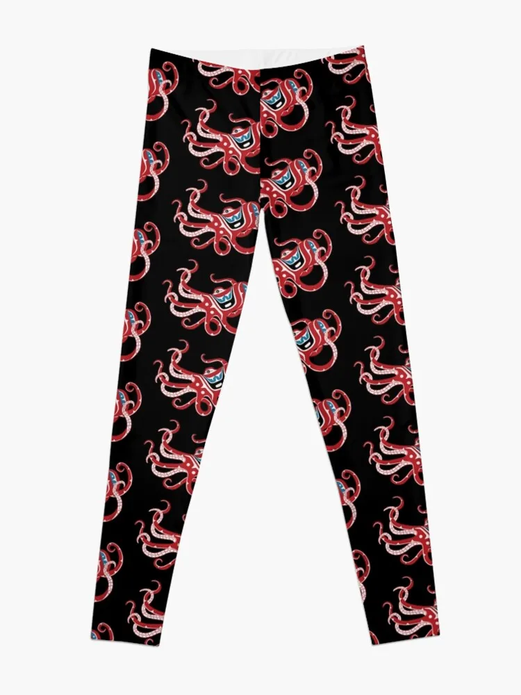 

PNW Octopus - Alaskan PNW style Leggings Women's sports jogging pants push up tights for gym wear Womens Leggings