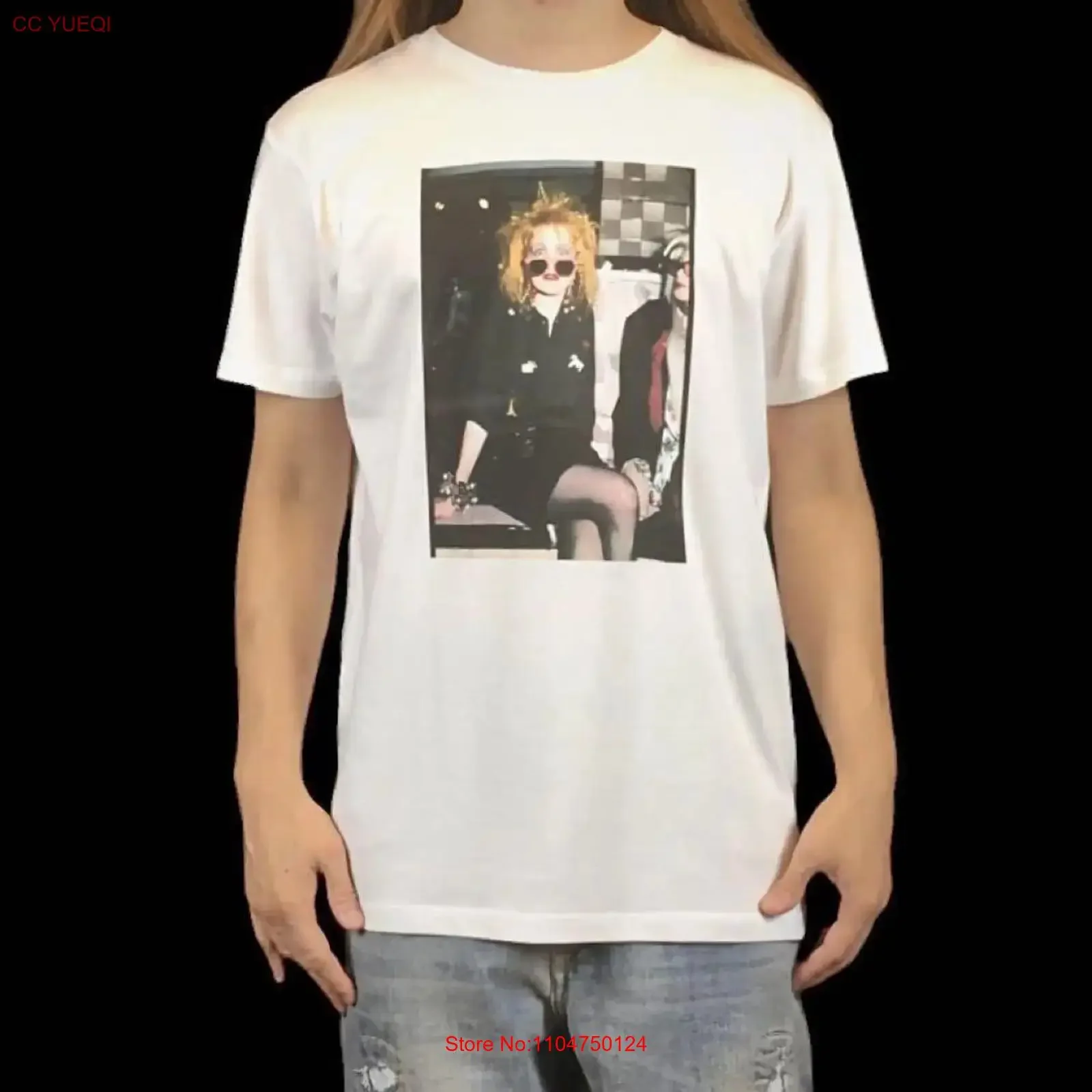 Camiseta Cyndi Roper 80 Western Music Pop After, estilo vintage, lavada, suave, versátil, ropa de diseñador de moda, streetwear unisex para hombre