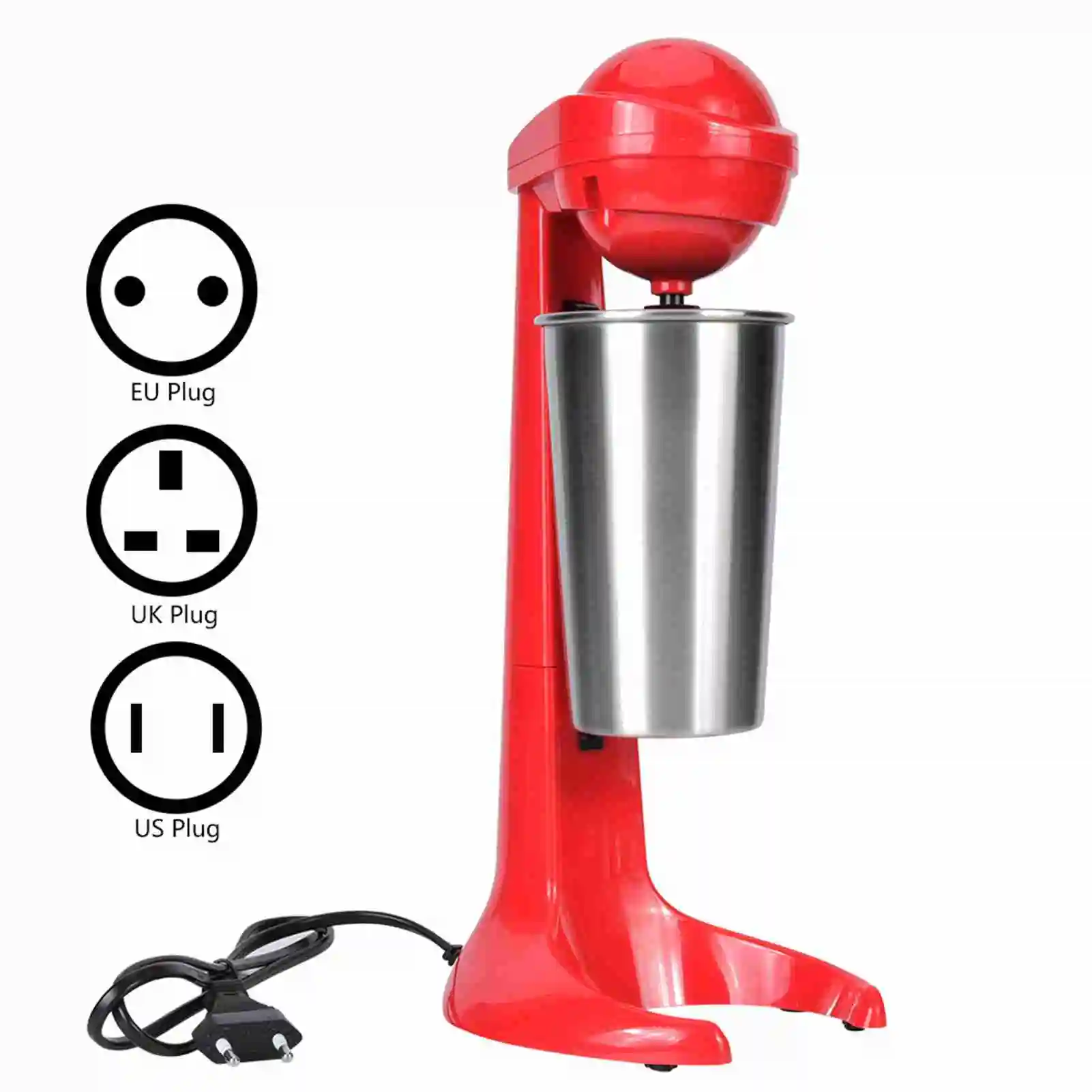 

Double Head Electric Milkshake Machine Maker Coffee Drink Mixer Milk Blender for Home Bar Electric Blender Milkshake Machine