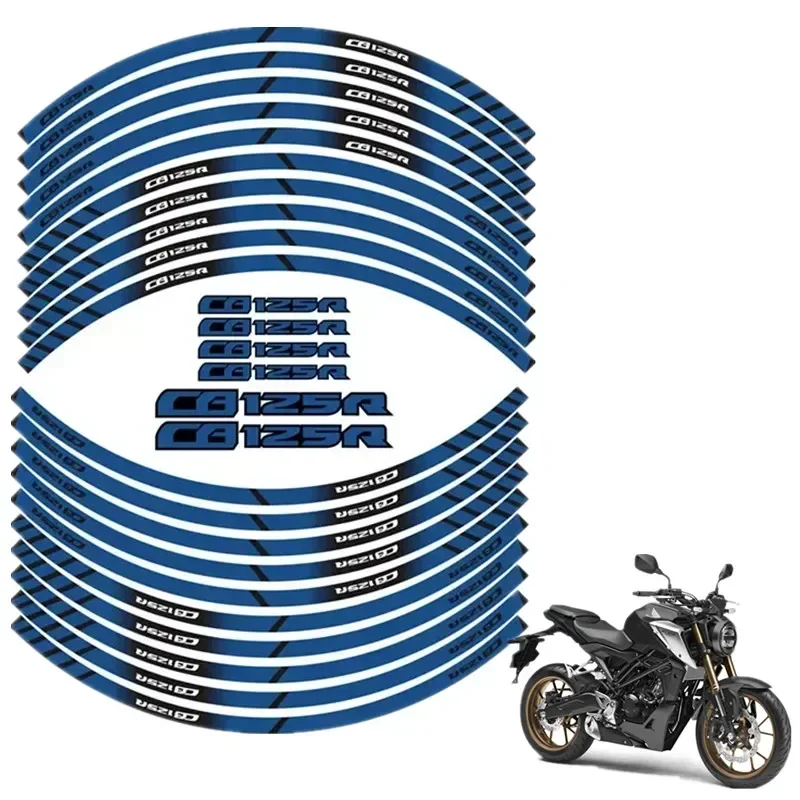 FOR HONDA CB125R Motorcycle Parts Contour Wheel Decoration Decal Sticker - B