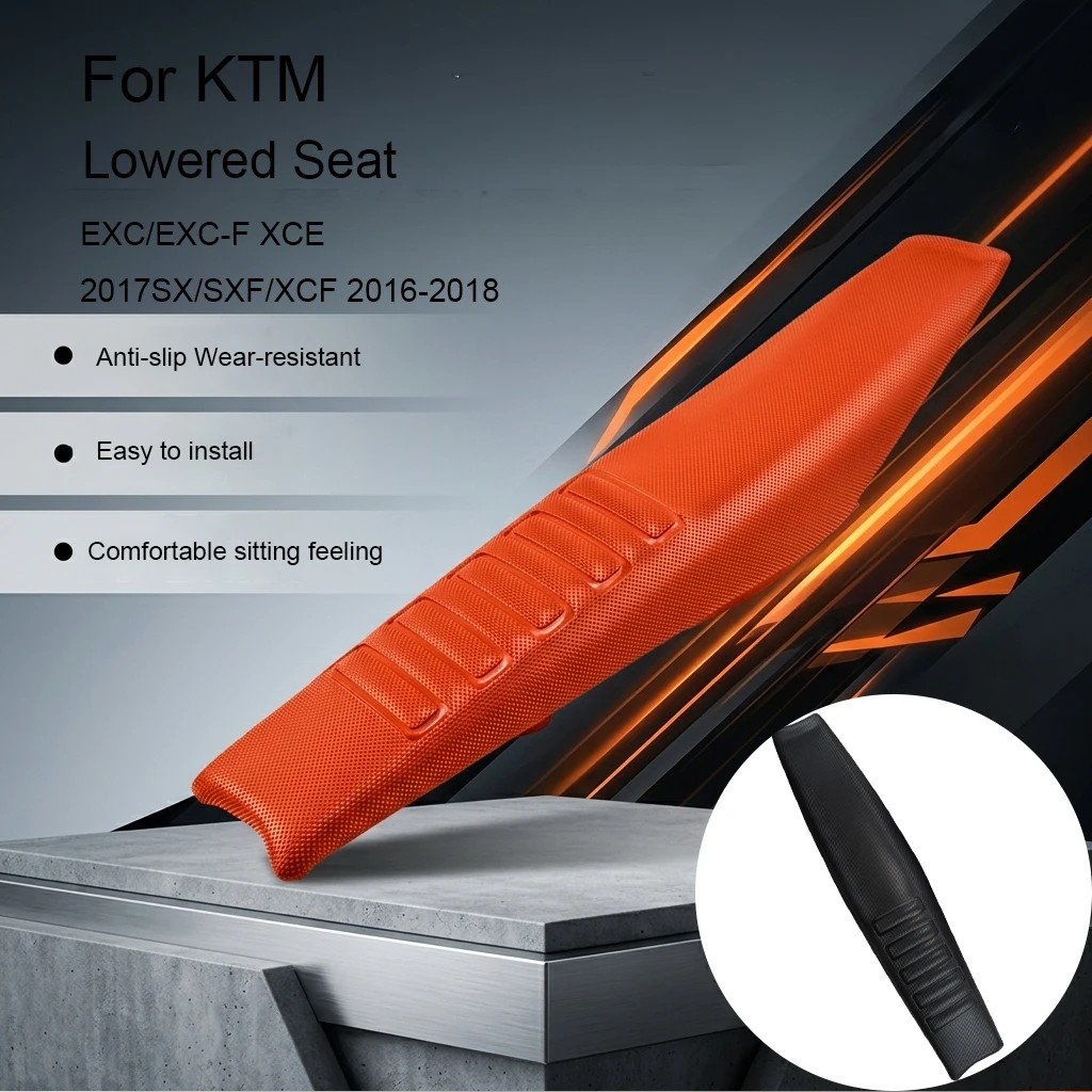 Lowered Off-road Motorcycle Seat Cover, Waterproof Anti-slip Full Design, Fits For KTM SX SXF XC-F XC-W EXC 125 150 250 450
