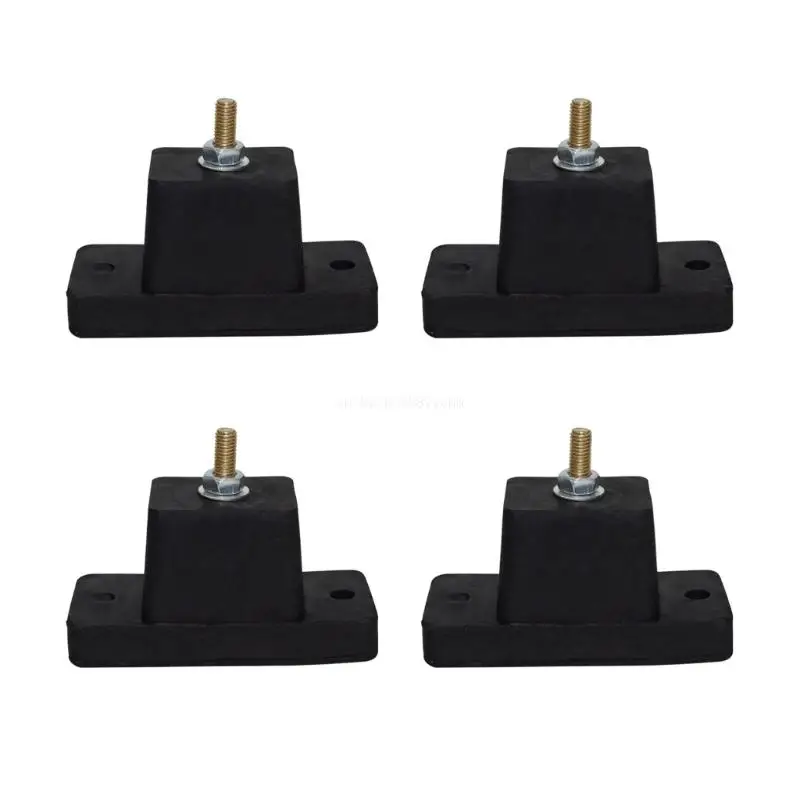 4 Pieces Air Conditioning Support Damper Pads TPU Rubber Noise Cancelling Stabilizers Outdoor Bracket for Exterior Dropship