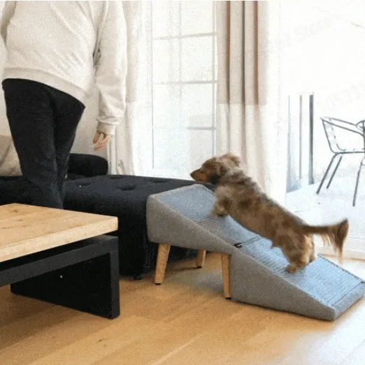 Wooden Pet Indoor Sofa Ladder Split Staircase Ramp Dual-purpose Wooden Footstool