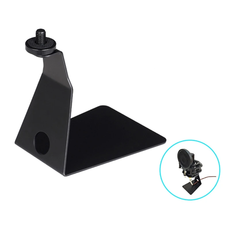 L74B Microphone Shock Mount Mic Holder-Anti Vibration L Shaped Handle Holder Shockmount for Many Condenser Mics