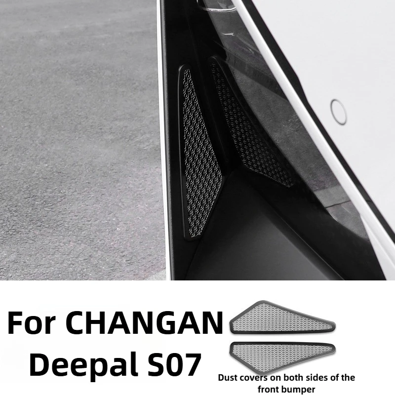 

Front Bumper Side Dust Covers For CHANGAN Deepal S07 Accessories 2026/2025 Premium Stainless Steel Mesh Protectors 2023-2024