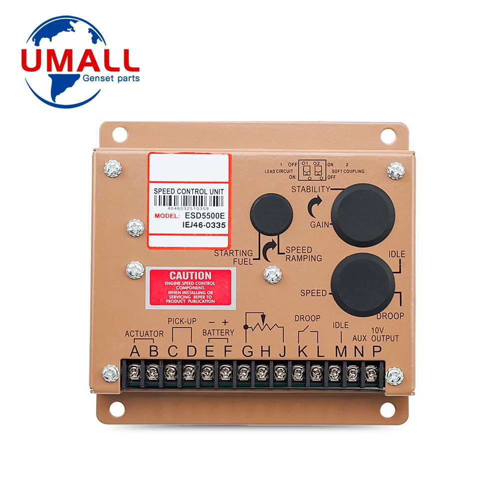 

ESD5500E Generator Speed Controller Module 5500E Electric Speed Governor 12V 24v