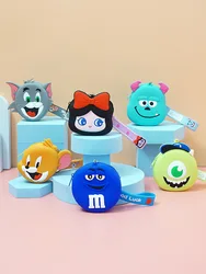 Disney Monsters, Inc Bag Pendant Sulley Coin Purse Mini Tom Jerry Wallet Keyring Gifts Soft Rubber Car Key Chain Ornament Gift