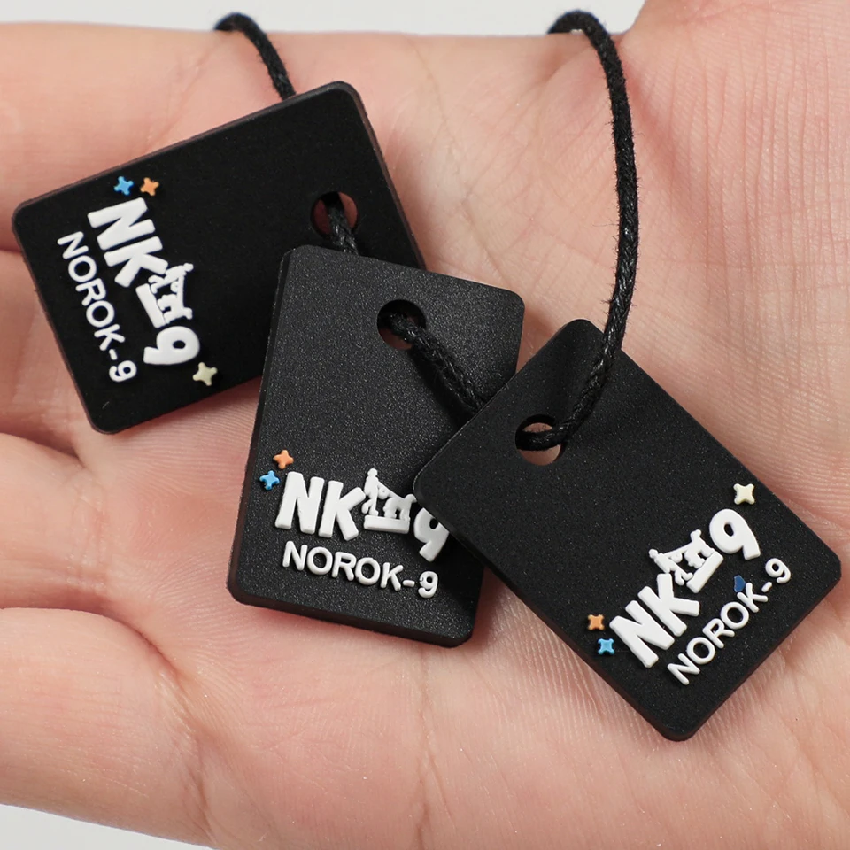 

Custom Embossed 3D logo Heat Transfer Silicone Label Made Soft Garment Rubberlabelpatch for Clothing/Bag