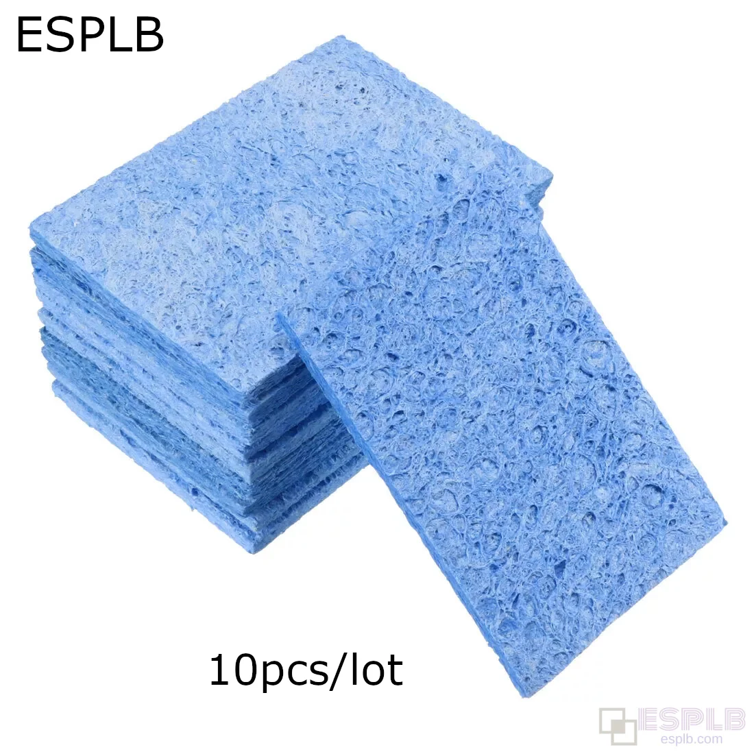 ESPLB 10 шт./лот, желтая/синяя толстая паяльная губка 2,36X1,57 дюйма для BGA, паяльное жало, инструменты для очистки сварочной головки