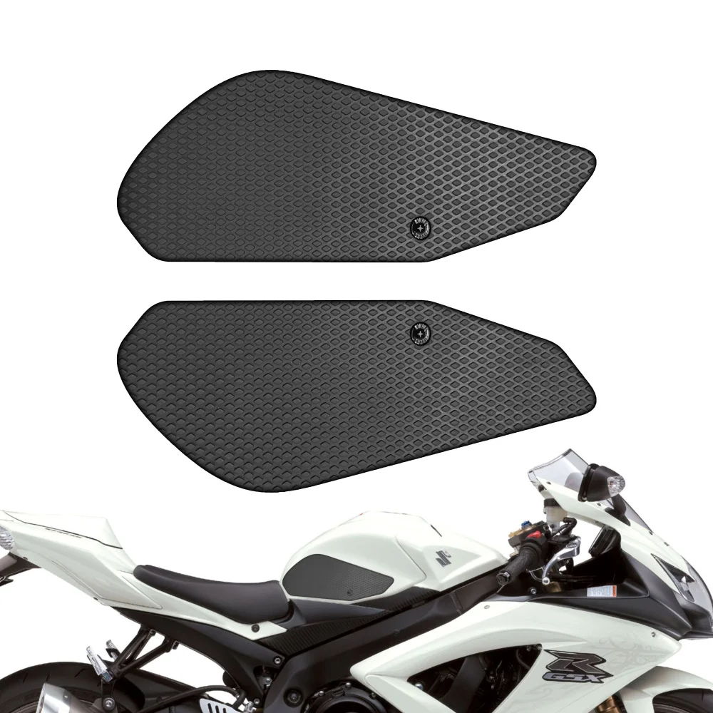 Motorcycle Tank Traction Pad Anti Slip Sticker Gas Knee Grip Protector For GSXR600 750 GSX-R750 2008 2009 2010