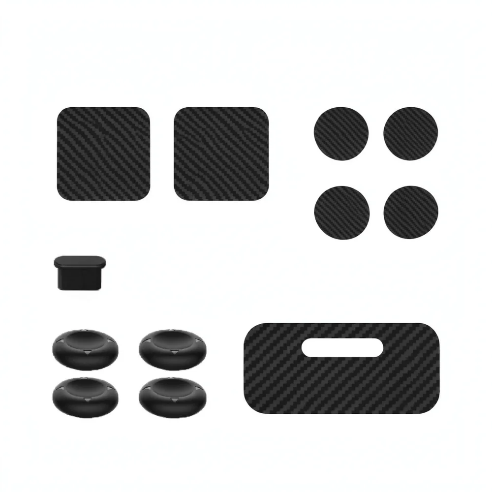 Full Protective Bundle For Steam Controller 2 Silicone Thumbstick Grips Dust Stopper Plugs Sticker Skin Gamepad Set