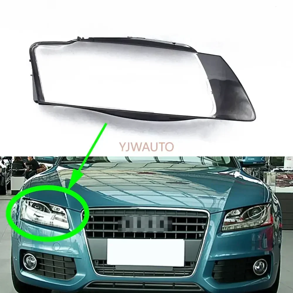 

For Audi A5 2008 2009 2010 Headlight Lens Car Headlamp Cover Replacement Front Lampshade Glass Auto Shell