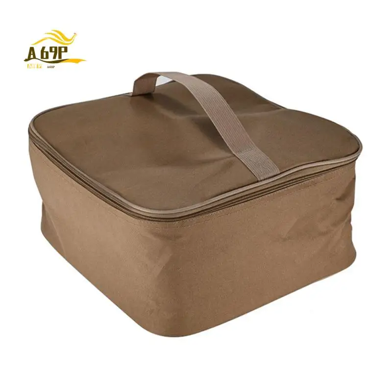 

A69P-Открытый Кемпинг Пикник Кассетная плита Сумка для хранения Деко для выпечки Газовый бак Посуда Коробка для хранения барбекю Портативная сумка