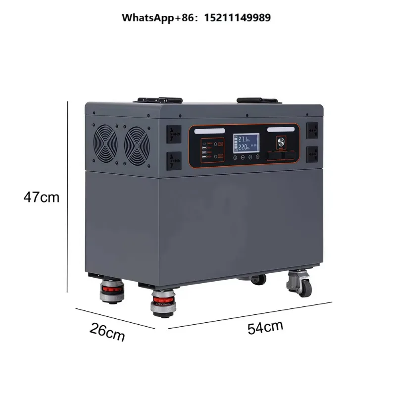 3500W Power Station 3200Wh Outdoor Camping Portable Solar Generator Power Backup Battery Emergency
