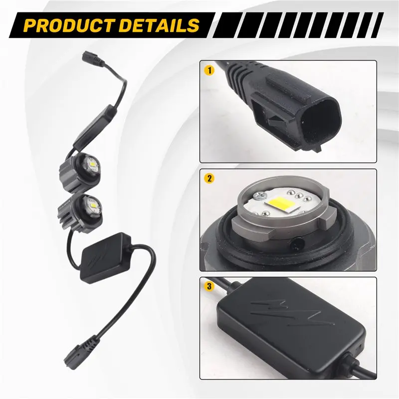 Reverse Lights Backup Lamp L1B LED Car Fog Lights LW5B White Yellow Plug And Play Auto Fog Lamp Bulbs For Toyota Honda