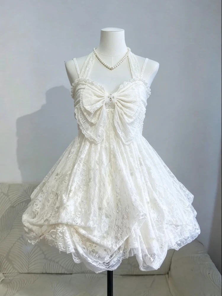 2026 Vintage Bohemian Sleeveless Floral Dress Women Seaside Vacation Beachwear Korean Elegant Casual Holiday Outfit