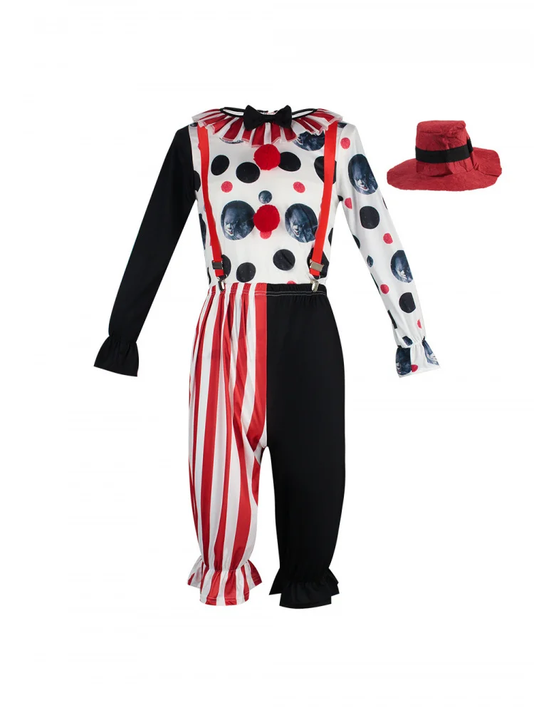 

Halloween Clown Cosplay Costume Changeable Funny Stage Performance Suit Circus Theme Women's Traditional Ethnic Stage Costume