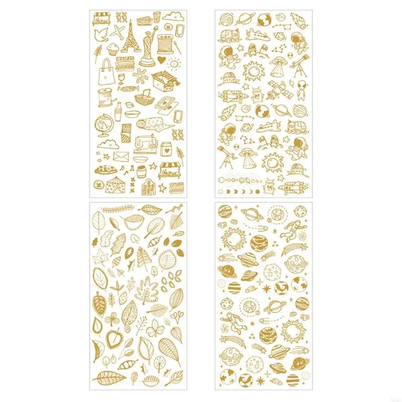 8 Sheets UV Epoxy Resin Filling Material DIY Crafts Jewelry Making Filler Stickers Resin Mold Decorative Lables