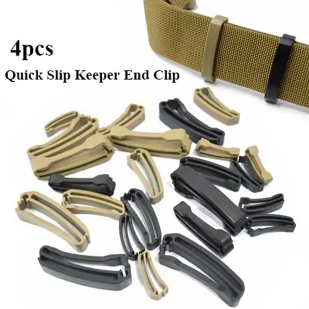 Hot 3 Sizes Webbing Buckle 2 Colors Plastic Belt end Clip Adjust Keeper Outdoor Tool