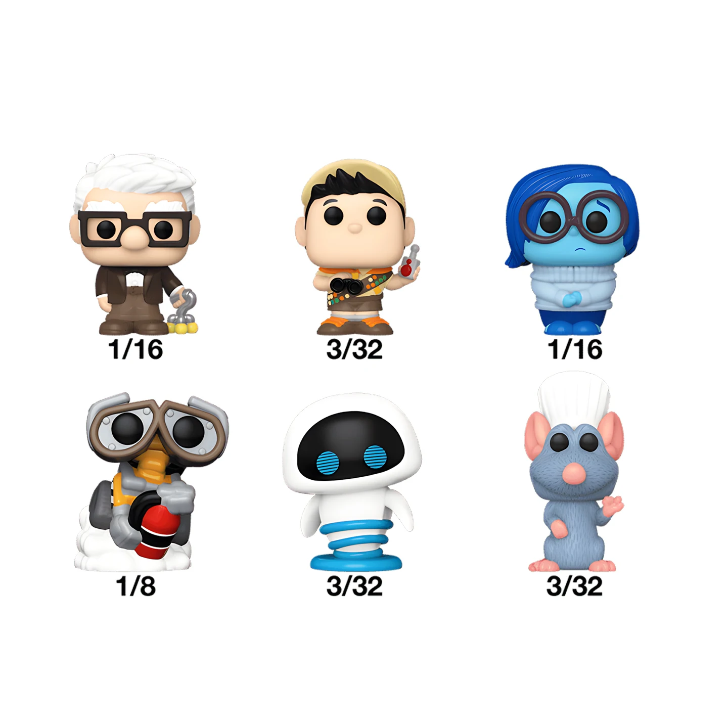 Pixar Funko Pop Animation et dessins animés Mystère Bitty Pop! Figurines périphériques de la série Pixar, boîte aveugle, jouets, ornements de collection