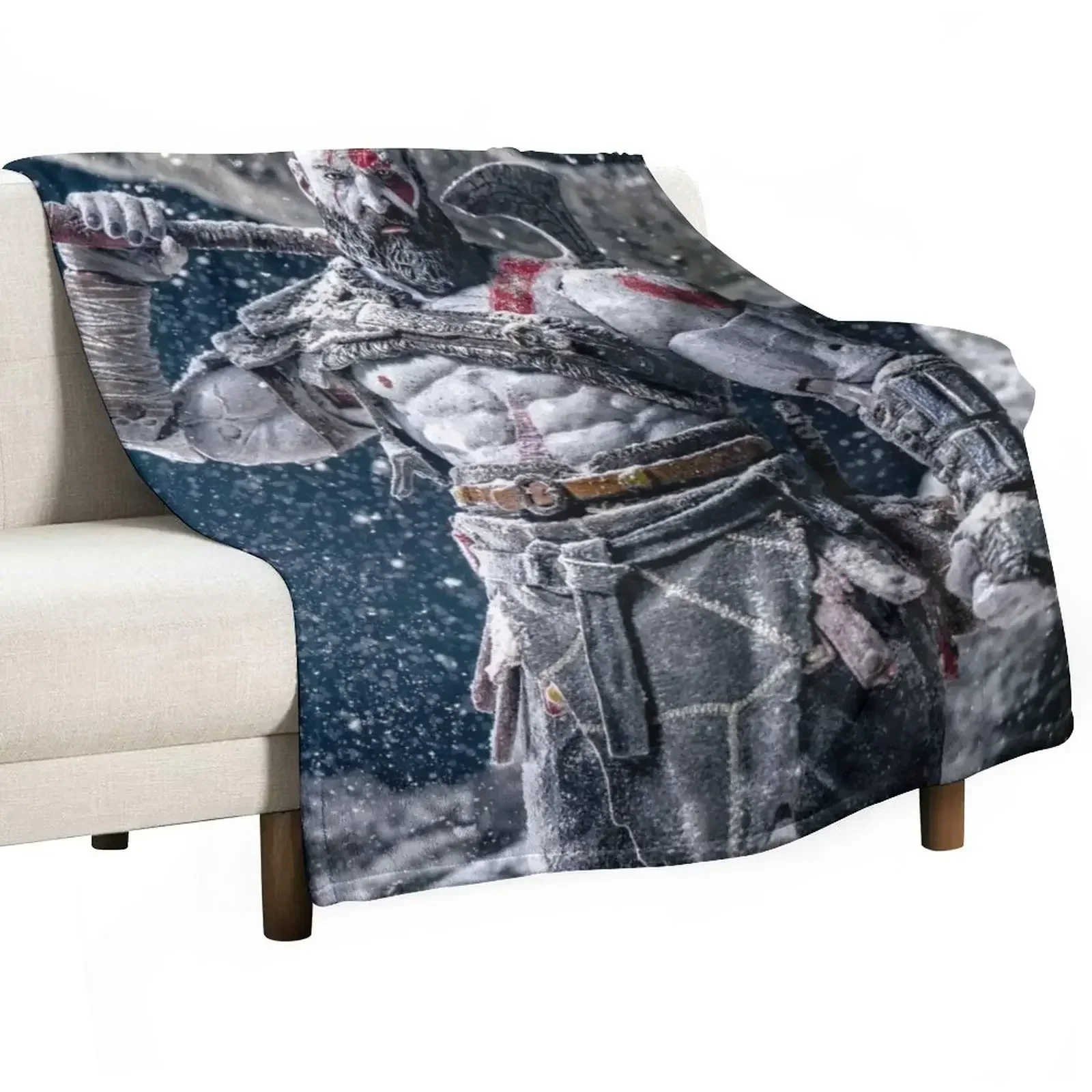 

KRATOS Throw Blanket Weighted Plaid on the sofa Soft Big Blankets