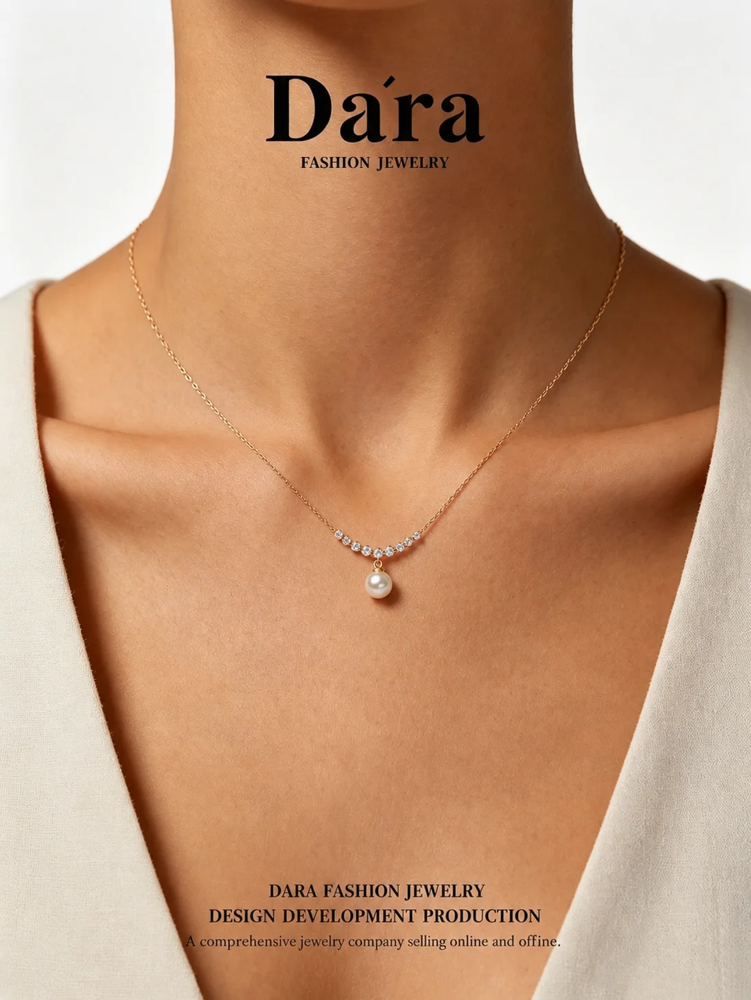 S925 Silver Seawater Akoya 7-8mm Pearl Pendant Necklace, Light Luxury Gift Box, Holiday Gift for Women