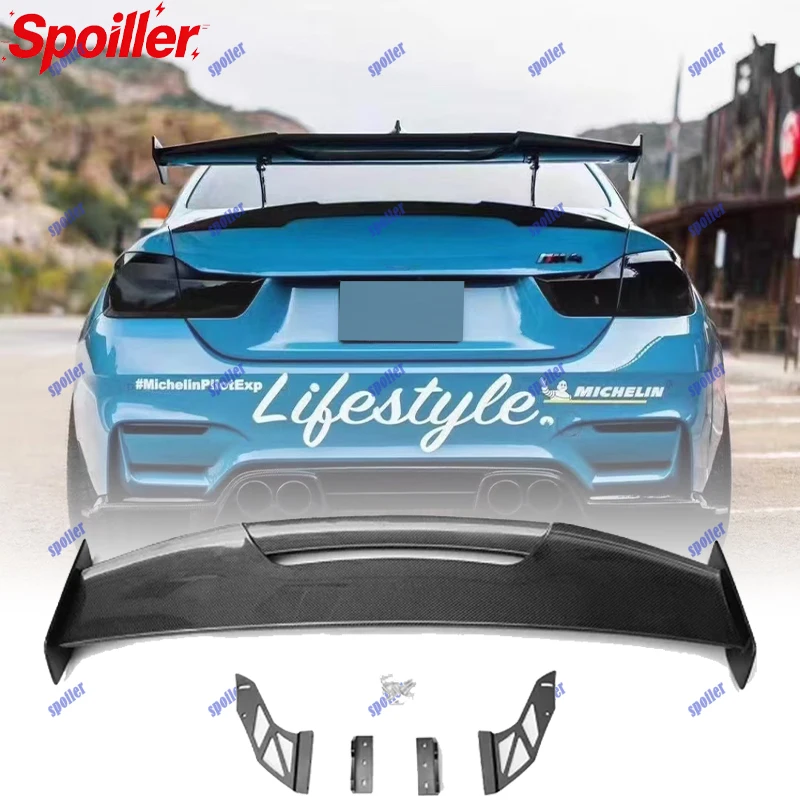 Suitable for BMW M2 M3 M4 M5 M6 modified MAD model, high-quality carbon fiber luggage spoiler, handsome fixed wing