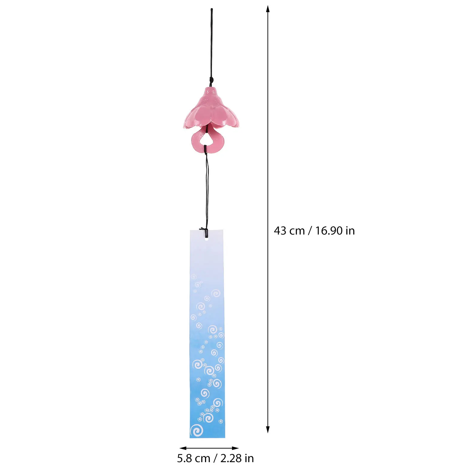 

Mini Retro Wind Chime Metal Bell Hanging Bell Balcony Garden Decoration Relaxing Sound Home Ornament Bells for Door