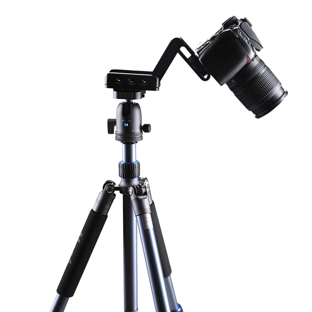 E-IMAGE FH10 رأس Magic Pan Z Flex المائل مع فتحات ملولبة مقاس 1/4 بوصة و3/8 بوصة