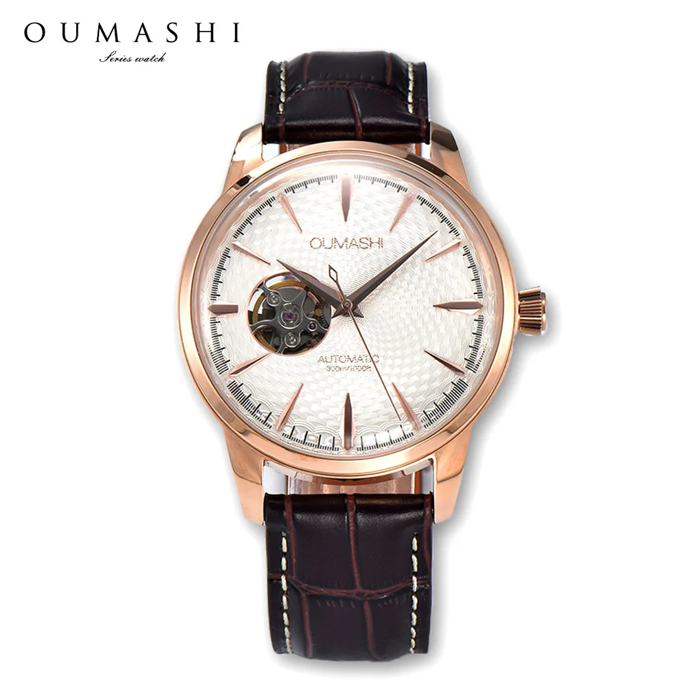 

40mm High quality NH38 watch for men gift Casual business men's watch Mineral glass steel Automatic mechanical watch waterproof