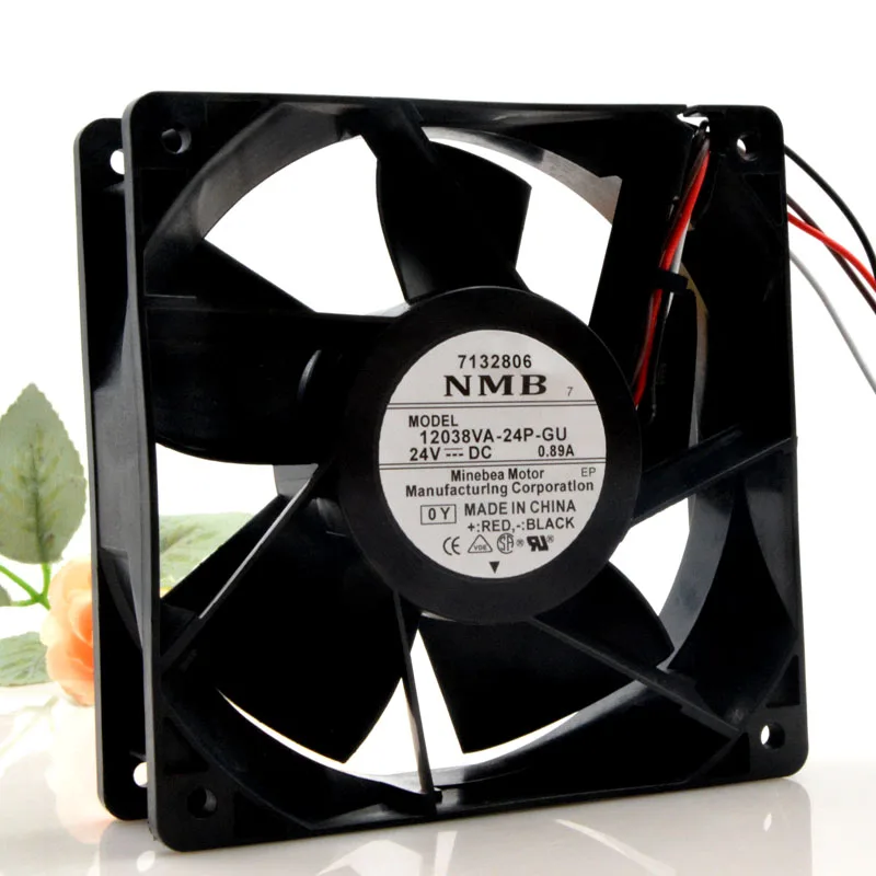 Mới Làm Mát Ban Đầu Cho NMB 12038VA-24P-GU 12038 24V 0.89A Inverter Làm Mát Fan 12CM