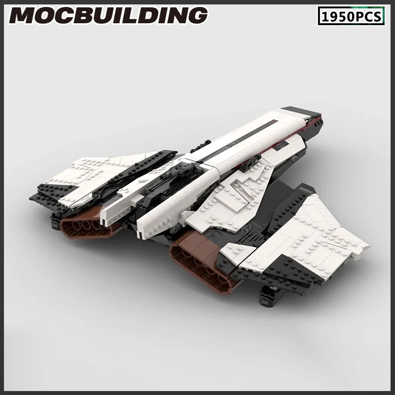 MOC Building Block Starfighter Star Ship Model Spirit Series DIY Bricks Creative Assembling Toys Birthday Present Christmas Gift