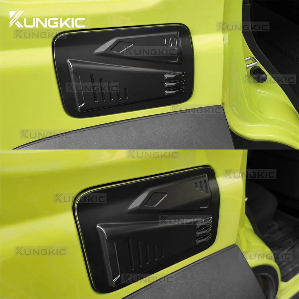 Car Fuel Tank Cap Cover Sticker For Suzuki Jimny 5-Doors Nomade 2023 2024 2025 LHD RHD ABS Matte Black Decor Accessories view 3