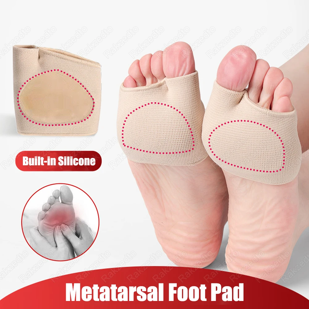 

Silicone Metatarsal Foot Pads for Pain Relief Gel Shoe Pads Inserts for Shoes Man Woman Forefoot Socks Prevent Calluses Blisters