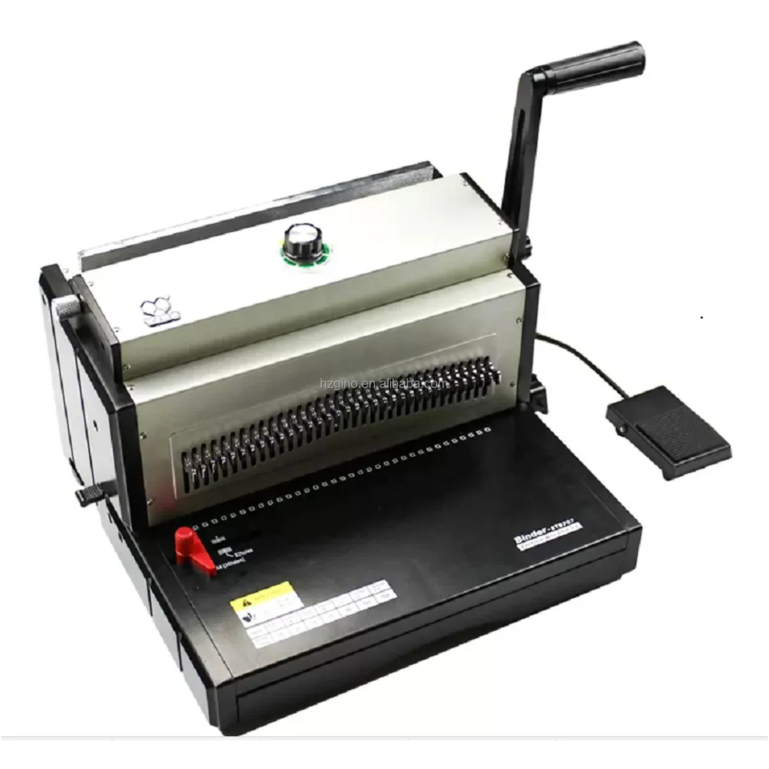 ET8707 Heavy Duty A4 Office Electric Note Book Wire 3:1 Punching Binding Machine