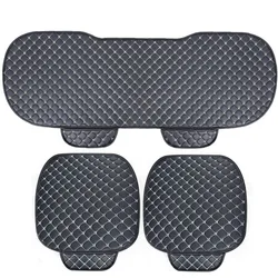 Kcimo Universal Car Seat Covers Pu Leather Car Seat Protector Four Seasons Car Seat Cushion Chair Carpet Pad Auto Accessories