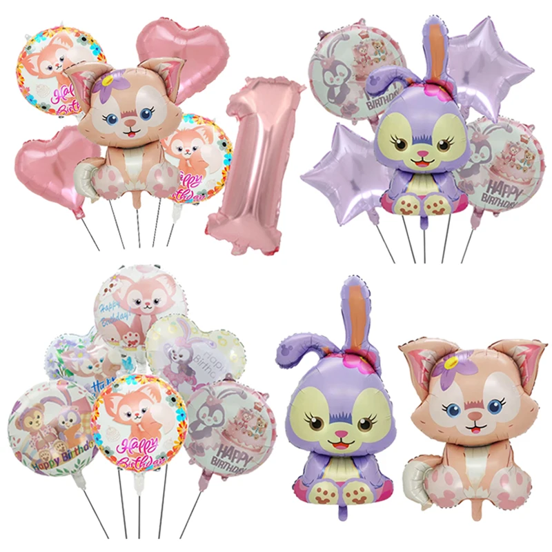 Disney StellaLou Foil Balloons Girl Gift Birthday Party Decoration LinaBell Balloon Wedding Decoration Baby Shower Supplies