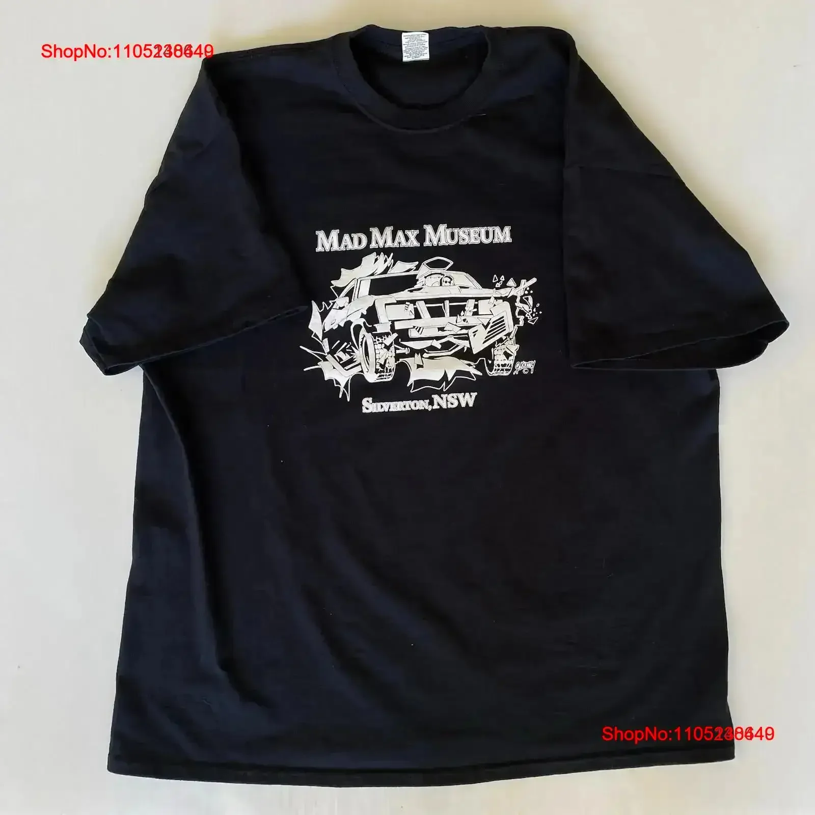 Mad Max Museum T shirt Silverton NSW Australia Mens Black Fits Like 2XL vintage Washed Comfortable Breathable fashion vintage