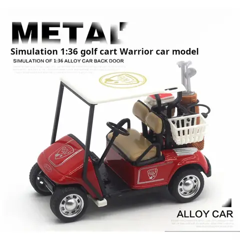 1:36 Golfbollsbilmodell i legering, dragbil i legering, ny dekoration, pedagogisk samling av leksaker för barn 12 best sales VW Golf 4 Miniatyr - №4