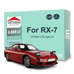 Cars Accessories For Mazda RX-7 RX7 FB FC FD 1979-1997 1998 1999 2000 2001 2002 Canbus Dome Trunk LED Interior Light Bulb Tools