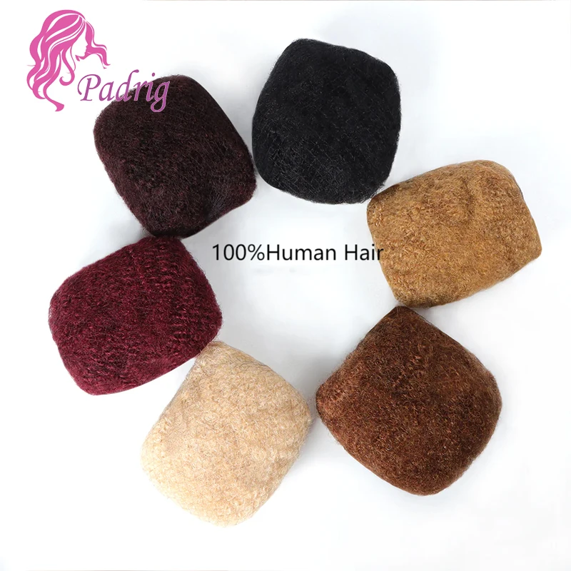 8 pouces Afro crépus bouclés en vrac cheveux humains pour tressage paquets 30 g/pc brésilien Remy cheveux couleur naturelle tresses cheveux pour les femmes