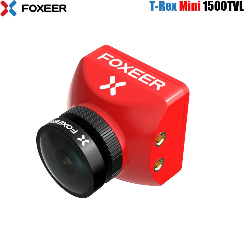 

Foxeer T-Rex Mini 1500TVL 6ms Low Latency CMOS 2MP 4:3/16:9 PAL/NTSC Switchable Super WDR FPV Camera for FPV Racing Drones