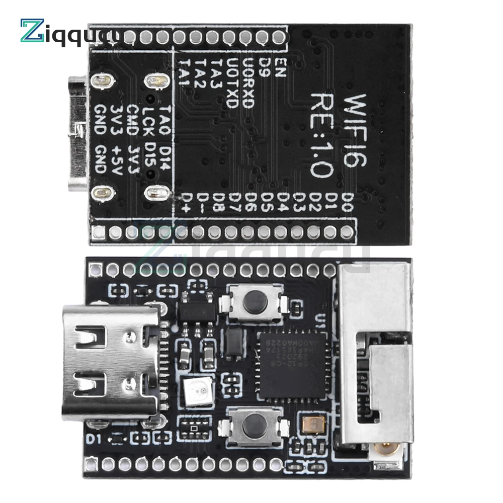 ESP32-C6 Development Board WiFi+Bluetooth Module Single Core Processor Type-C Interface Low Power RISC-V 32bit ESP32 WiFi Module