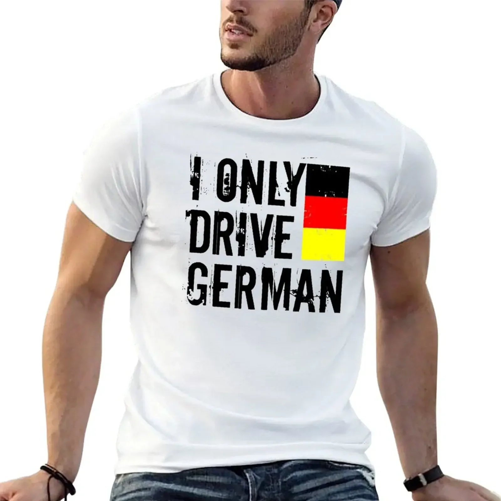 i only drive german T-Shirt Aesthetic clothing summer tops t shirts for men