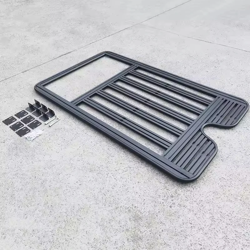 High Quality Aluminum 4x4 Roof Bar & Cargo Basket Fit LC250 Prado 2024