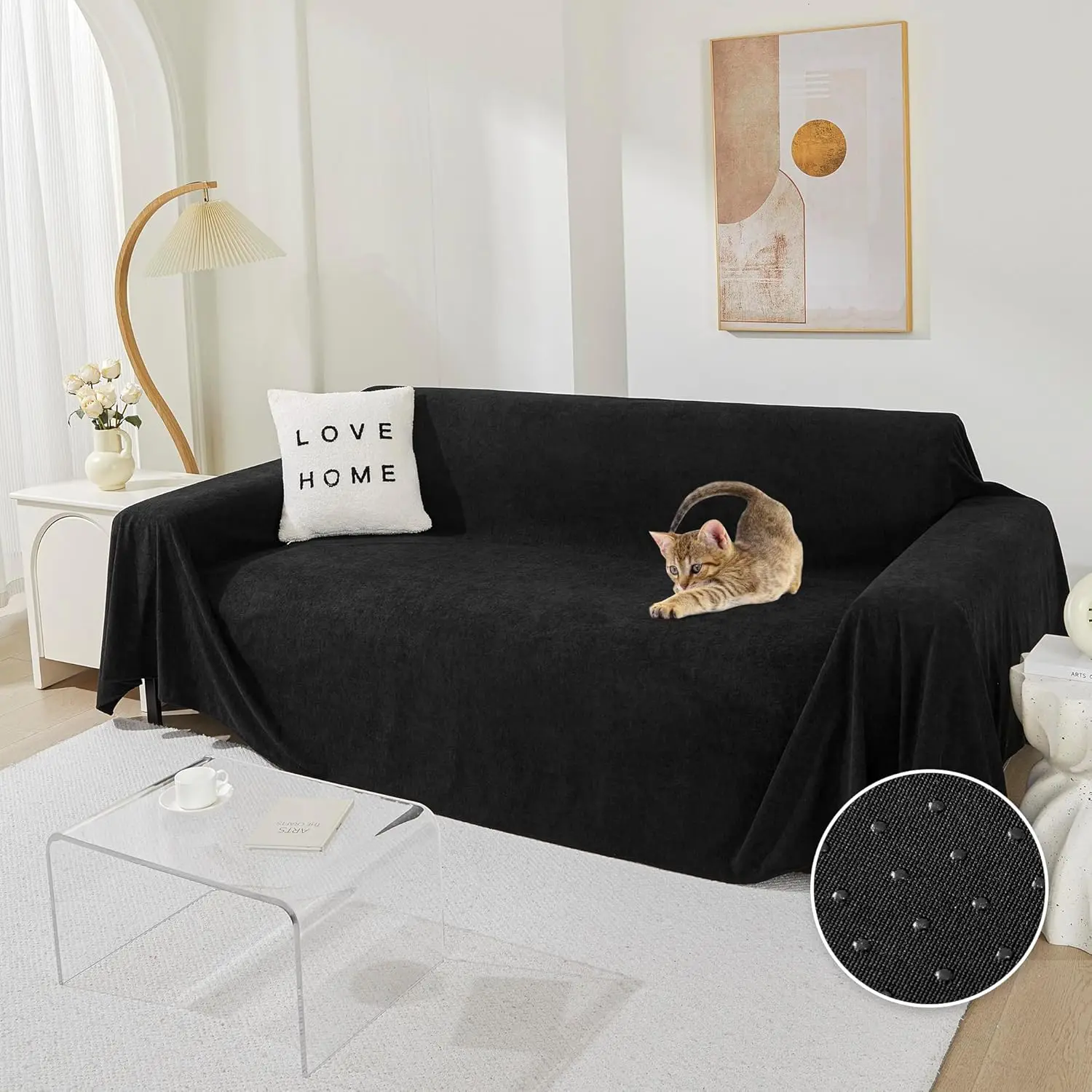 

Bla Couch Cover For Sofa Anti Slip Washable Sofa Covers For 2 Cushion Sectional Love Seat Couch Covers L Shape Sofa Slipcover