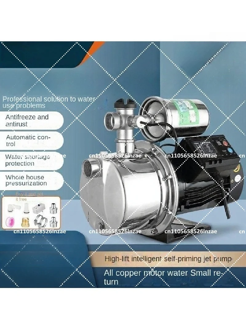 304 Stainless Steel Digital Display Constant Pressure Booster Pump Self Priming Water Pump for Household