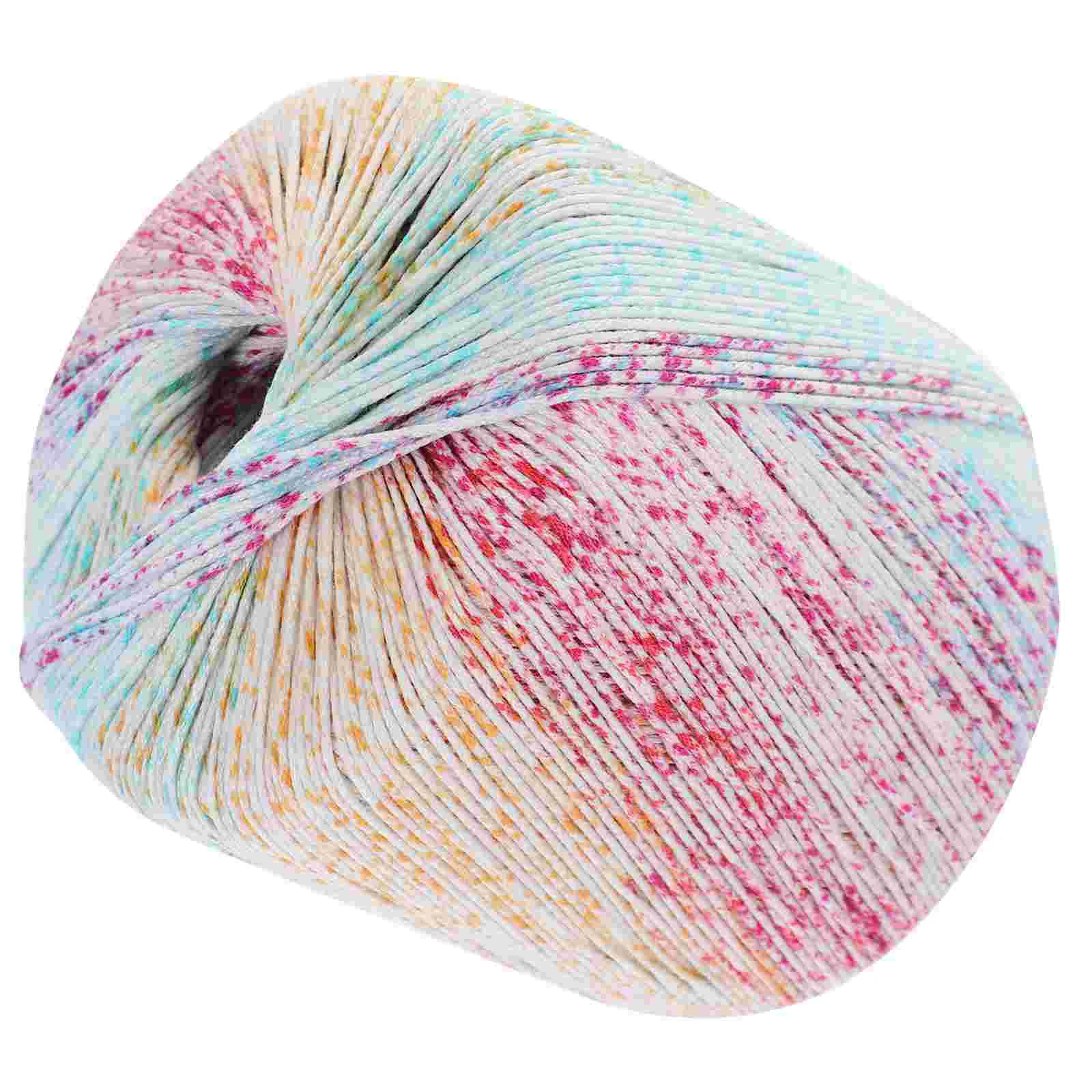 

Succulent Lace Thread Cotton Scarf Knitting Yarn Hand Gradient Blanket Material